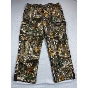 RealTree Camo Cargo Pants Men's XL 40-42 Elastic Waist Outdoor Hunting